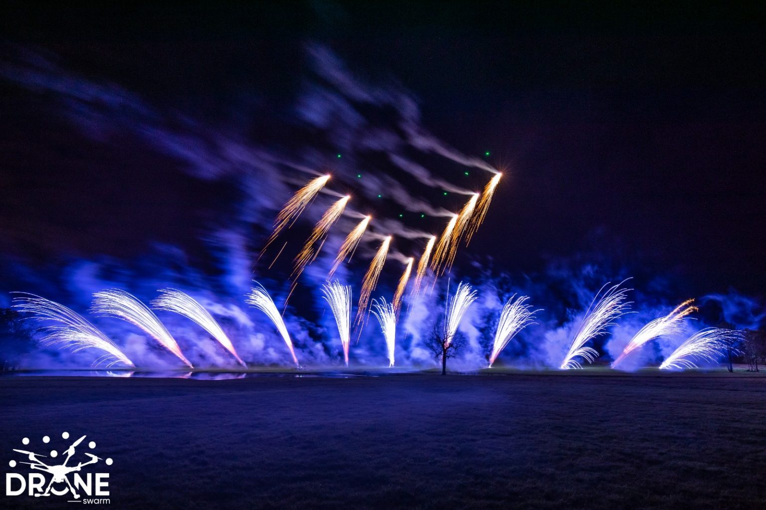 DroneSwarm - UK Drone LED Light shows - Projects