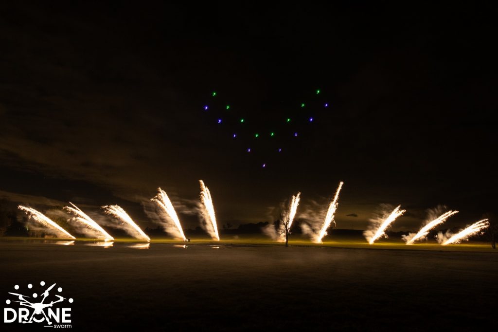 fireworks drone show