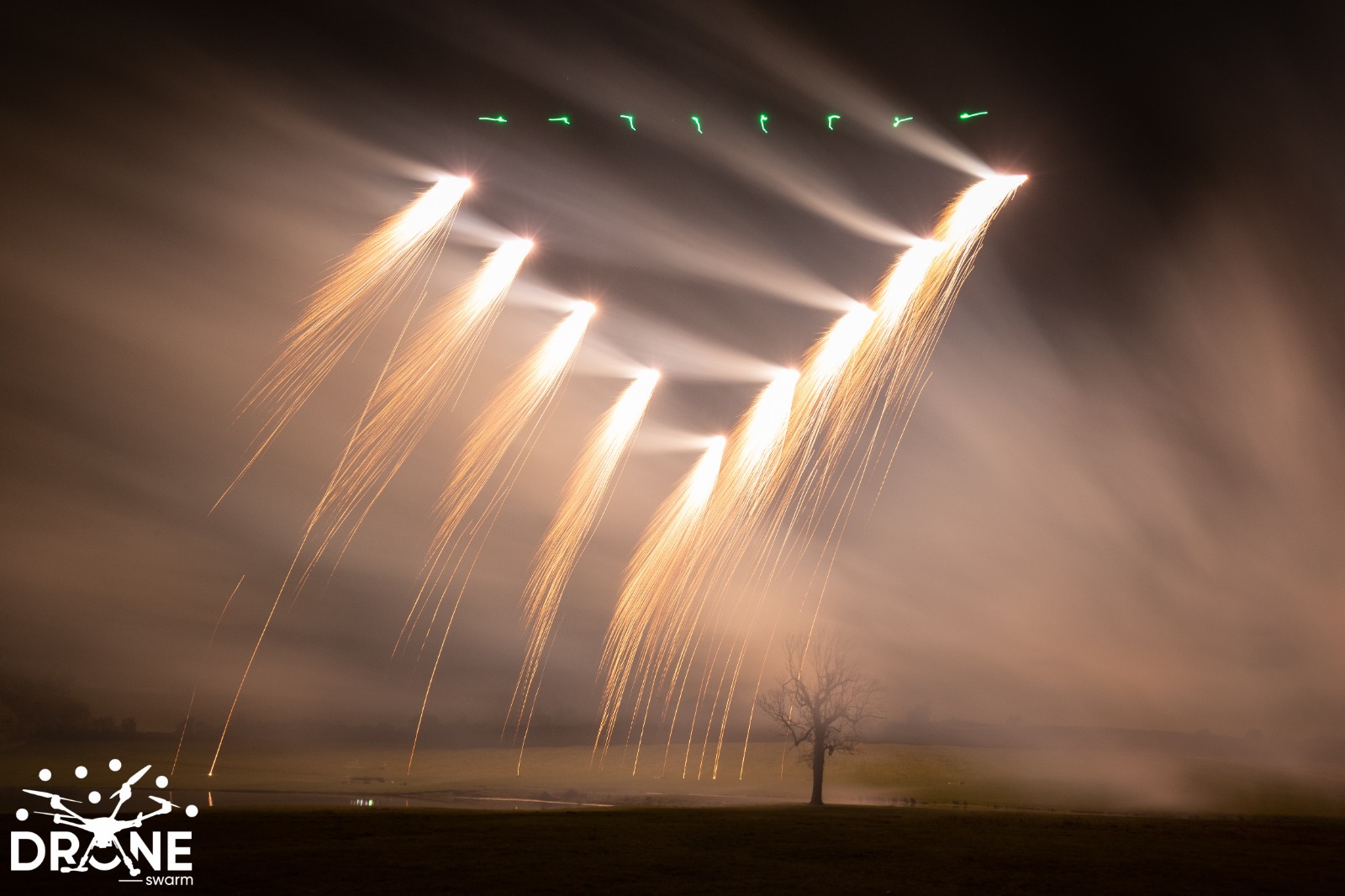 Fireworks Drone Light Show DroneSwarm Drone Swarm Displays