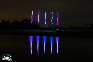 drone light painting