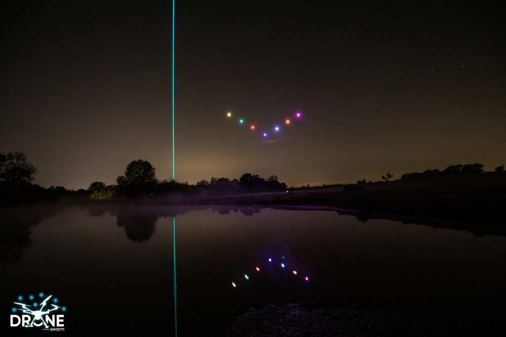 Lasers and UK Drone Light Show
