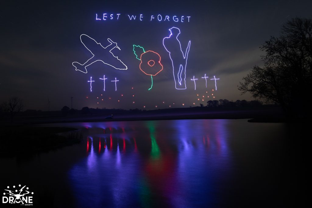 Lest We Forget Drone Light Show