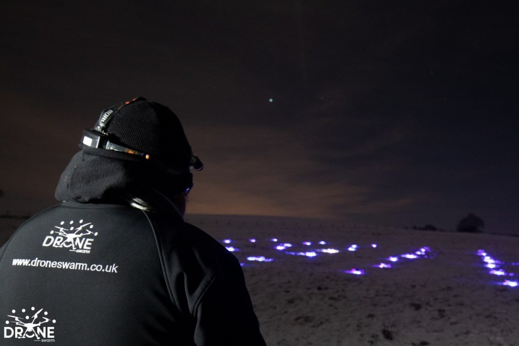 Drone Swarm Light LED Displays UK DroneSwarm