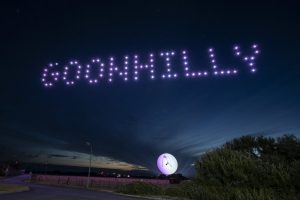 Drone Light Show - Goonhilly Earth Station