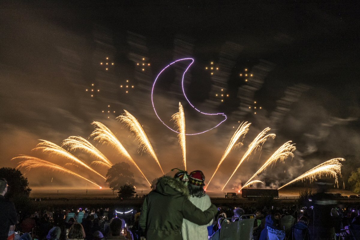 Stanford Hall Drone Light Show