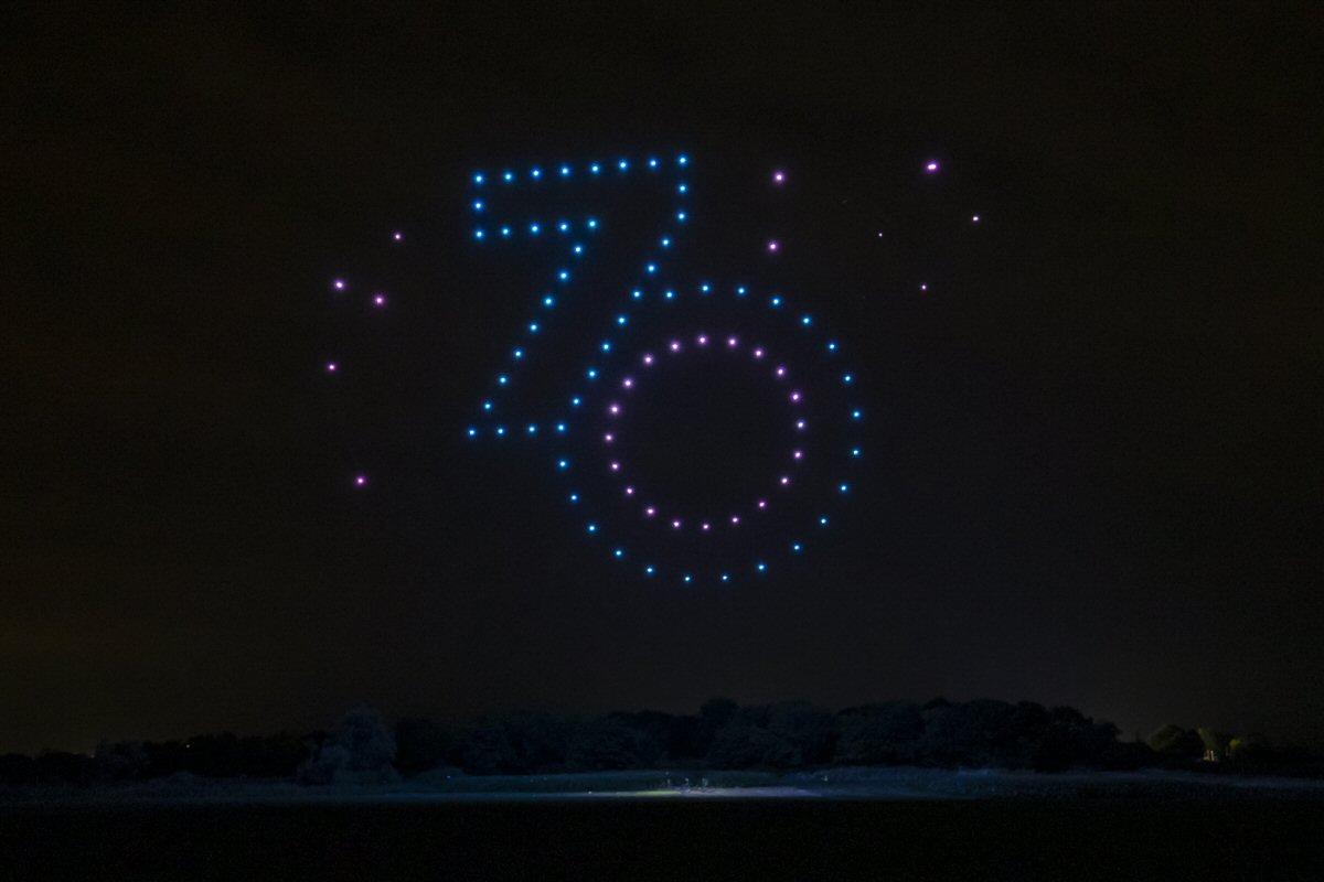 70th Anniversary Drone Show