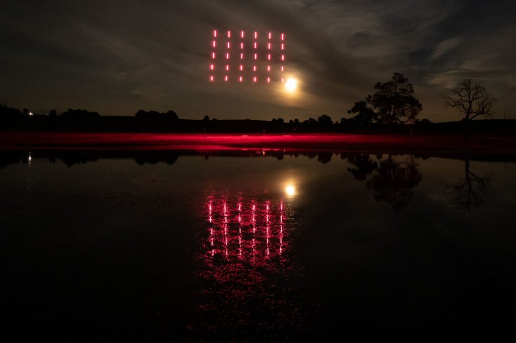 Drone Show for wedding