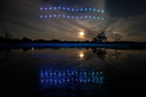 DroneSwarm Drone Light Show Wedding