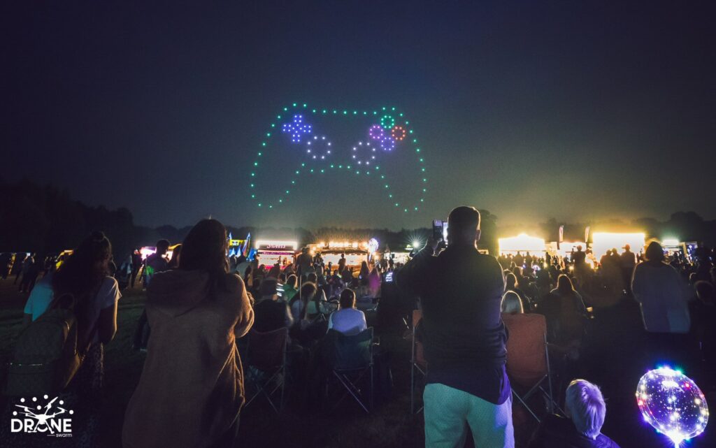 Drones at Firework event