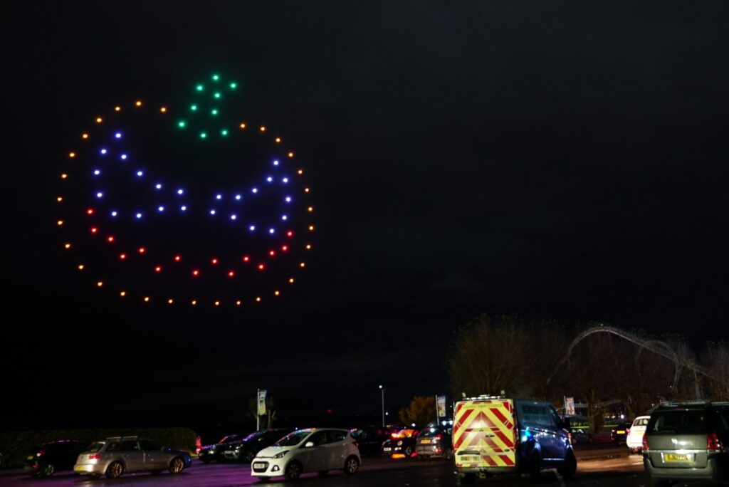 Halloween Drone Light Show UK