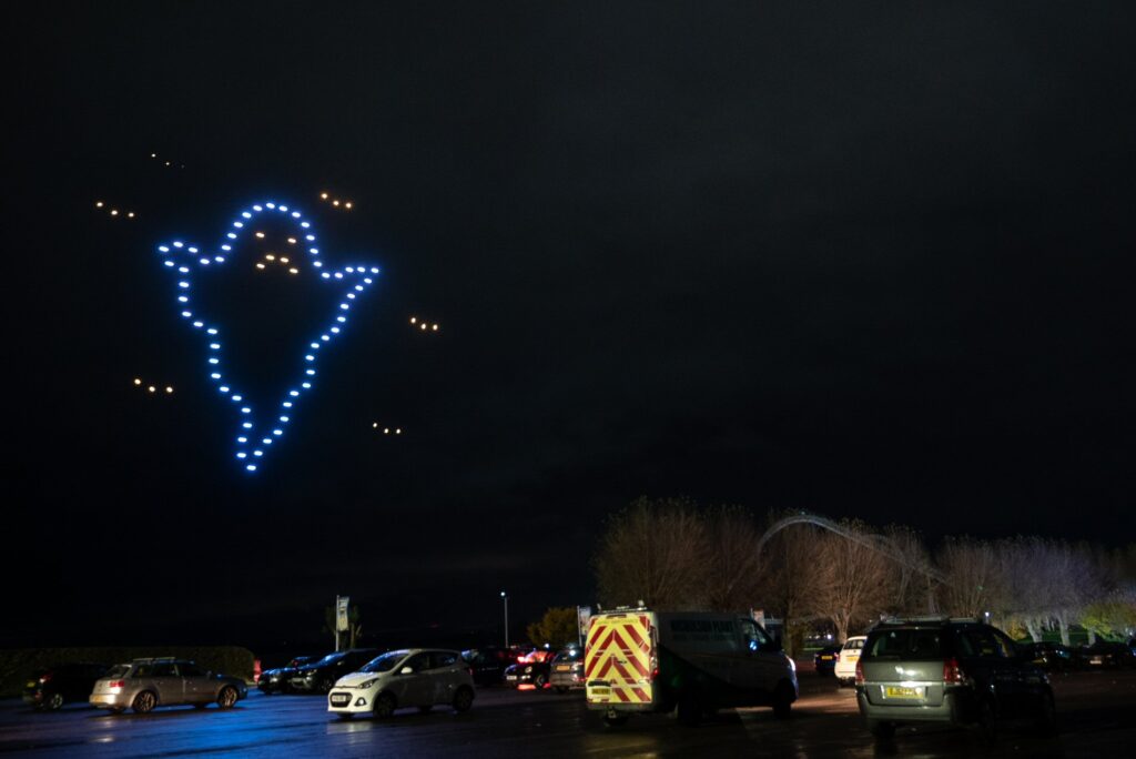 Halloween Drone Light Show UK