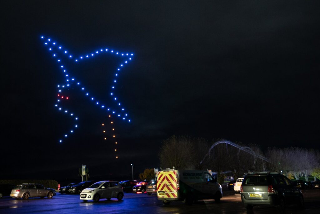 Halloween Drone Light Show UK