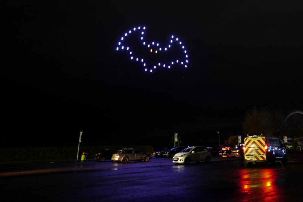 Halloween Drone Light Show UK