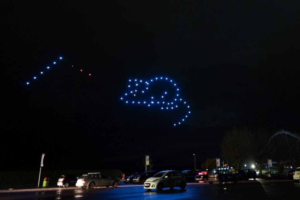 Halloween Drone Light Show UK