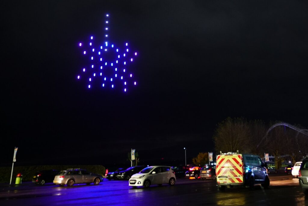 Halloween Drone Light Show UK