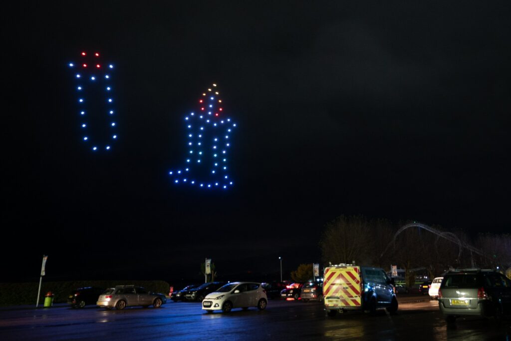 Halloween Drone Light Show UK