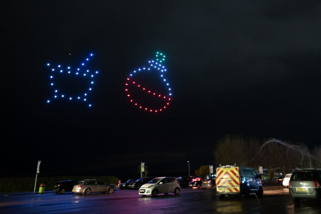 Halloween Drone Light Show UK