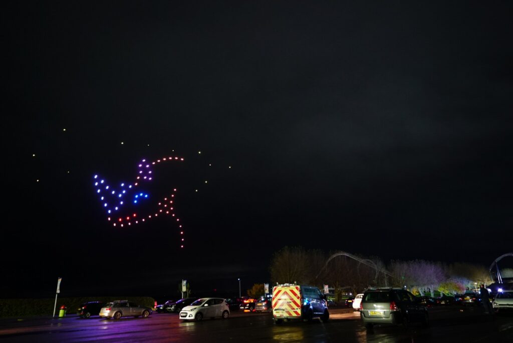 Halloween Drone Light Show UK