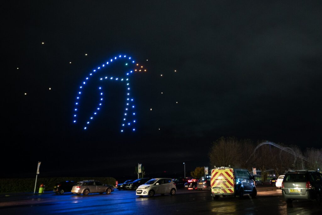 Halloween Drone Light Show UK